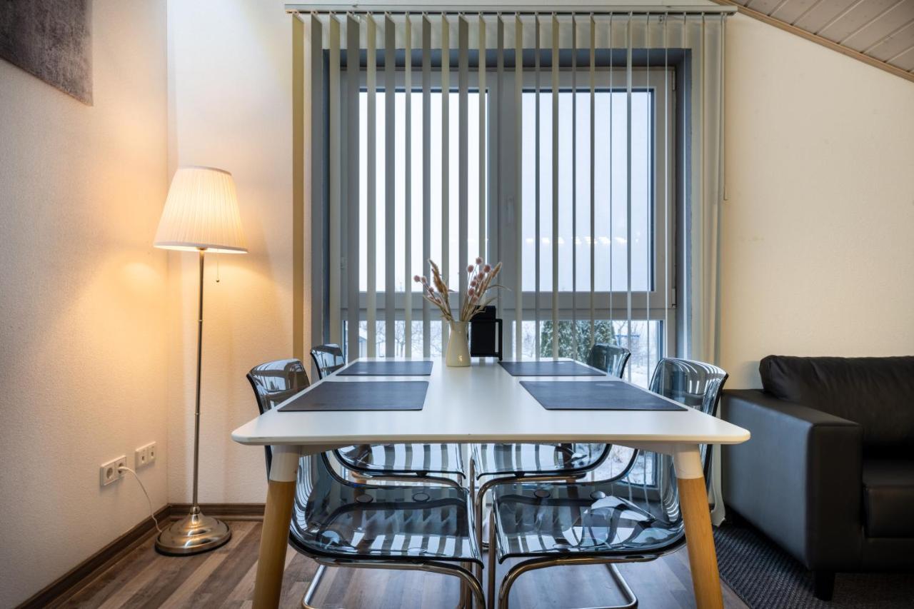 Gemuetliche Ferienwohnung Mit Panoramablick Muttensweiler Extérieur photo