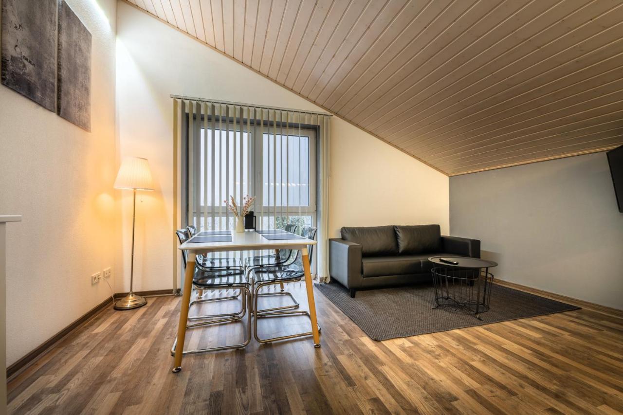Gemuetliche Ferienwohnung Mit Panoramablick Muttensweiler Extérieur photo