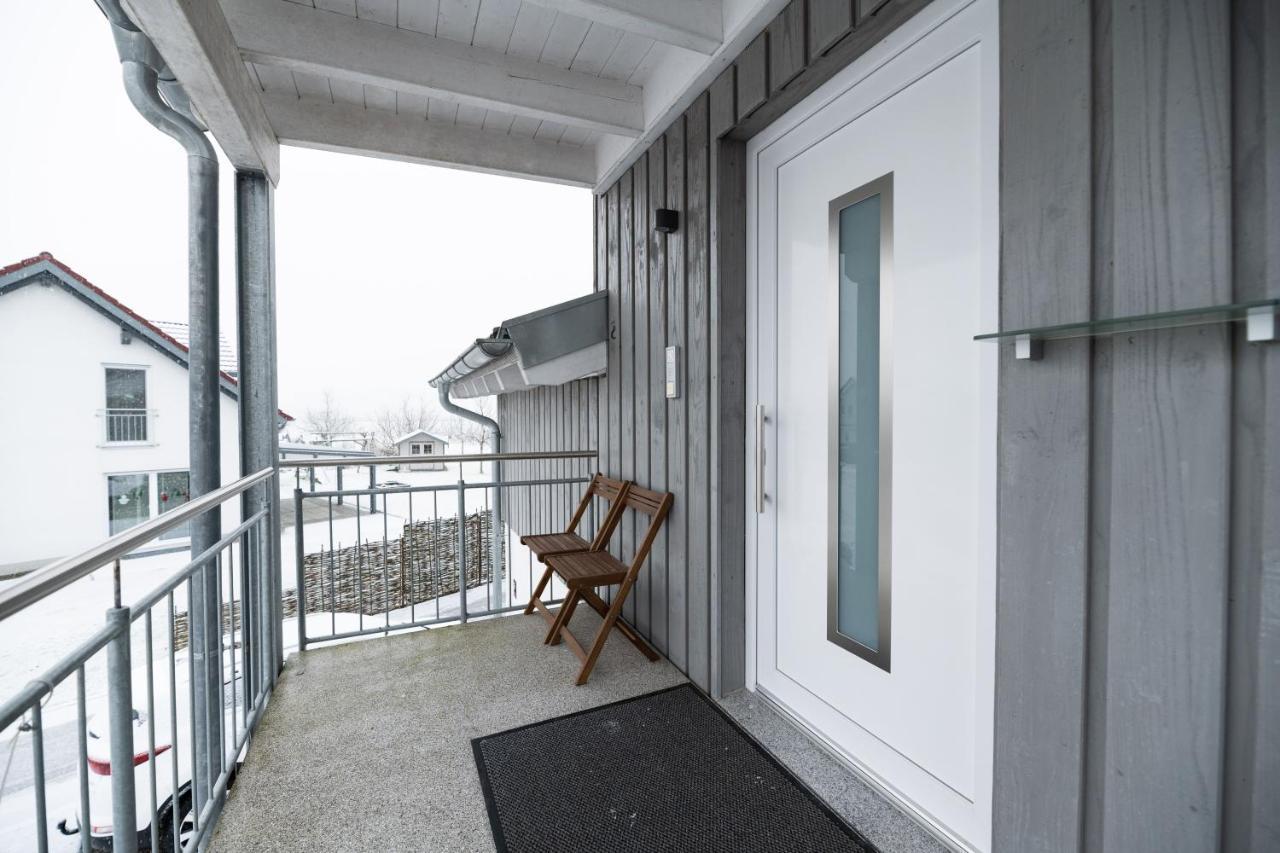 Gemuetliche Ferienwohnung Mit Panoramablick Muttensweiler Extérieur photo